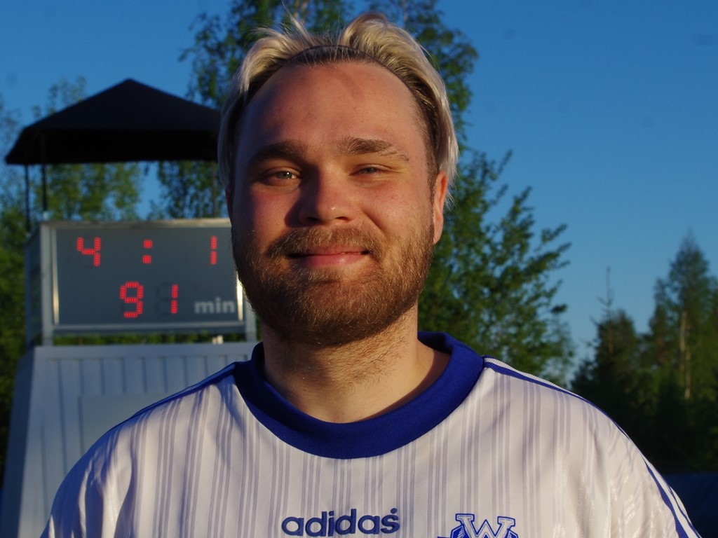 Sebastian Backlund, spelande tränare Wiskan.
