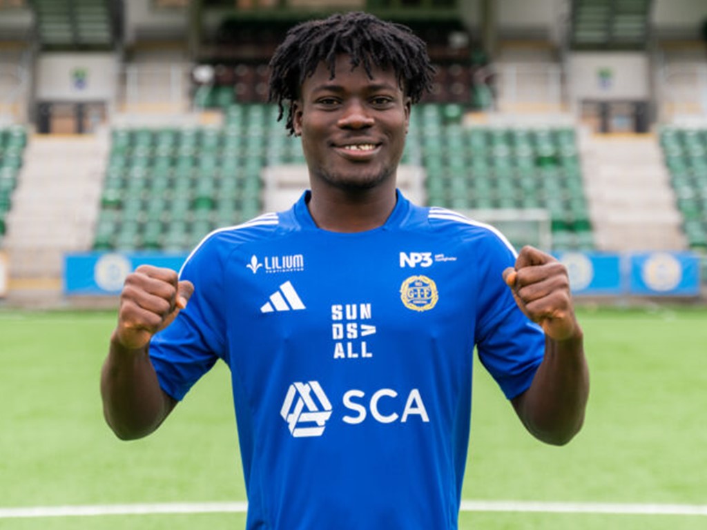 Charles Baah. Foto: GIF Sundsvall.