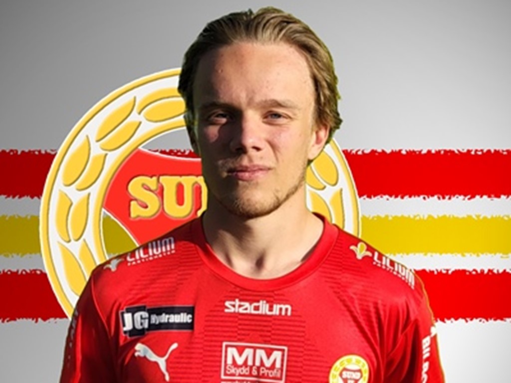 Unge vänsterbacken Axel Sjöbom var Sunds bäste spelare i bortamatchen mot Gottne.
