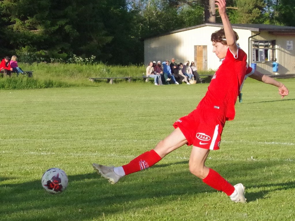 Andrew Söderberg gjorde ett helt knippe mål för sitt Stöde. Arkivfoto: Pia Skogman, Lokalfotbollen.nu.