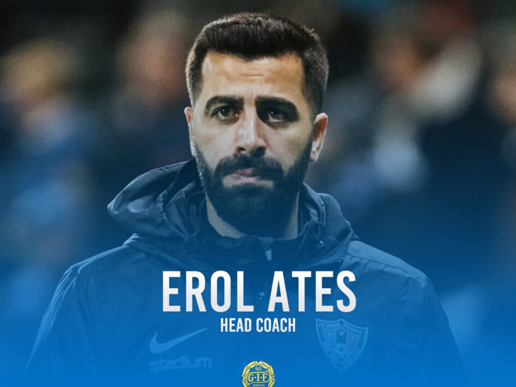 Erol Ates, GIF Sundsvalls nye huvudtränare. Foto: GIF Sundsvalls hemsida.