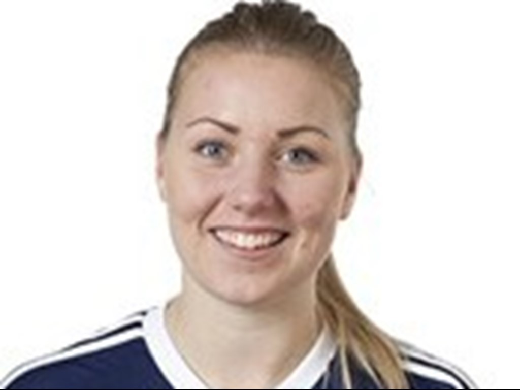 SDFF:s lagkapten Amanda Hagelberg.