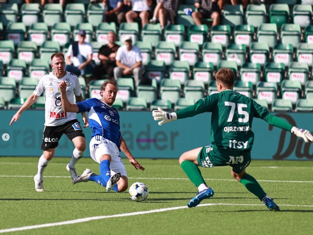 Förra helgen fick GIF Sundsvall nöja sig med kryss (1-1) mot jumbon Örebro. Nu hoppas vi på en trea borta mot Utsikten på lördag. Foto: Anders Thorsell, Sportactionpictures.