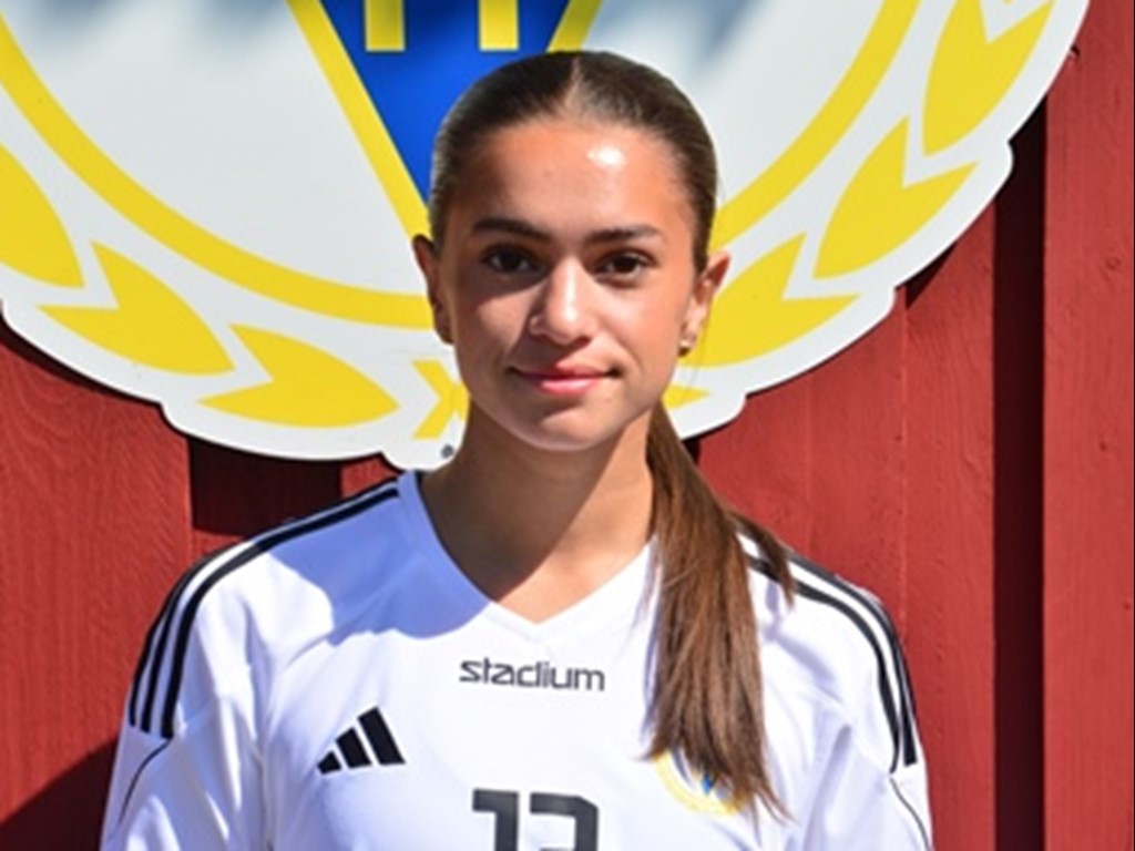 Maya Byström gjorde Alnös första mål.