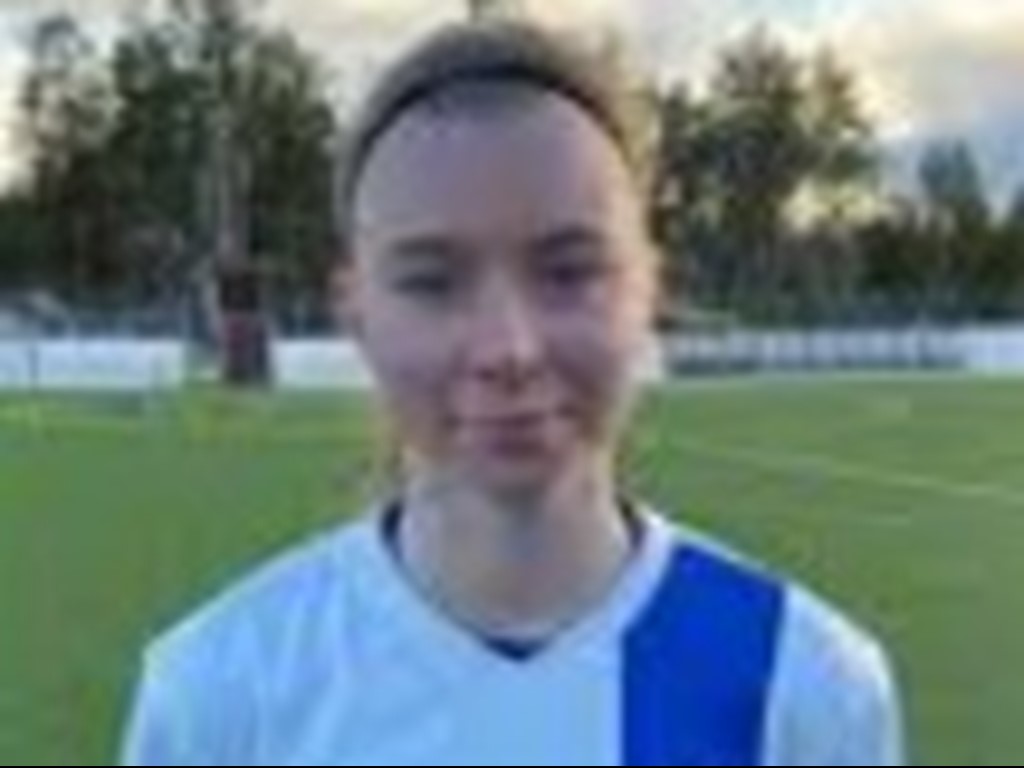 Tvåmålsskytten Thelma Bergqvist.