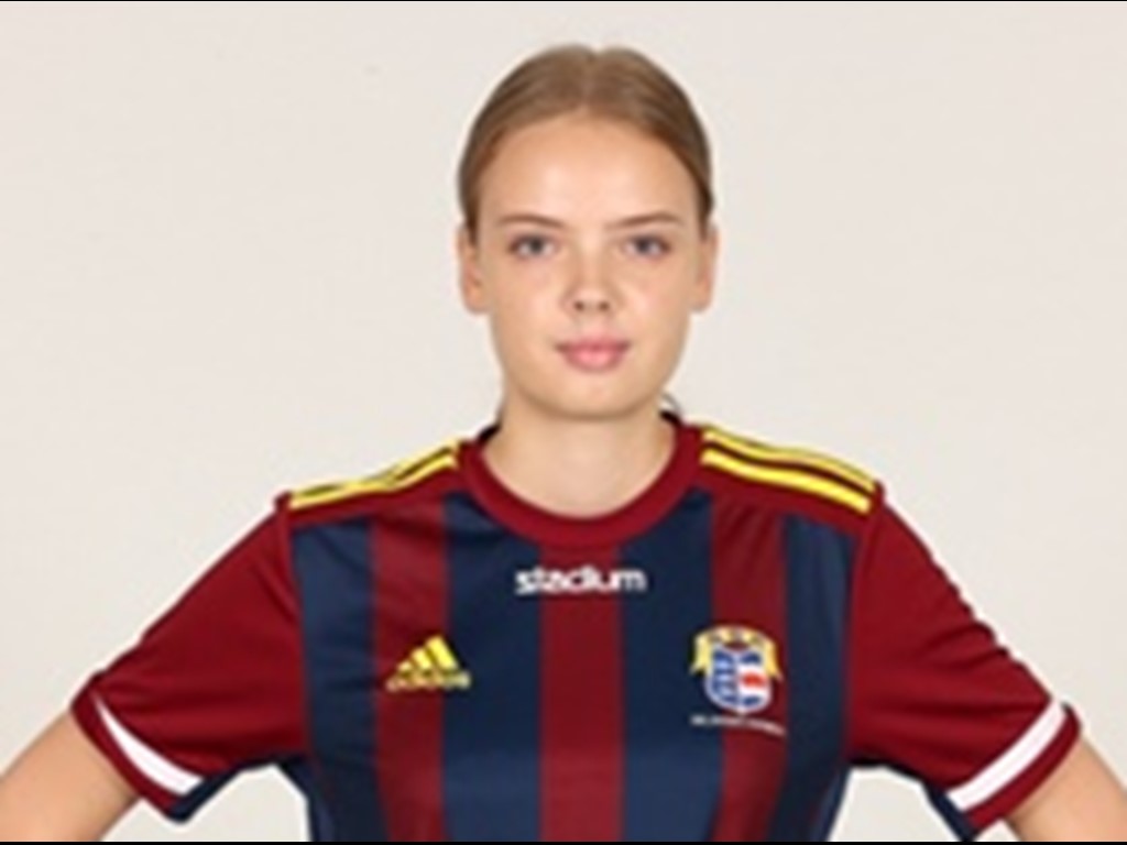 Julia Boström gjorde Selånger U:s 2-0-mål mot Alnö 2.