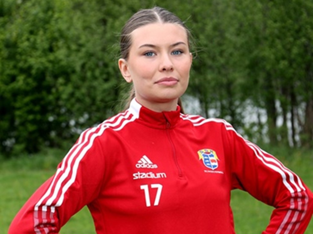 Ella Gustafsson, en av Selångers tre tvåmålsskyttar mot Sund.