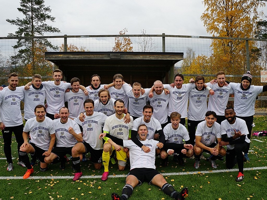 Frösö IF:s glada gossar som tog hem trean 2020.