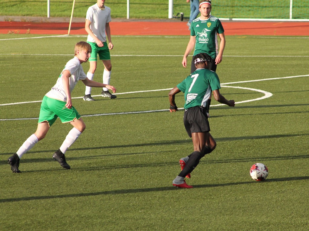 Bäst i Sidsjö-Böle var 7;an Hamidou Diallo Gaye. Foto: Roger Mattsson, Lokalfotbollen.nu.