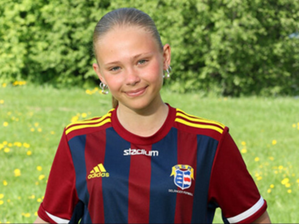 SSK:s 14-åriga supertalang Lea Stenlund.