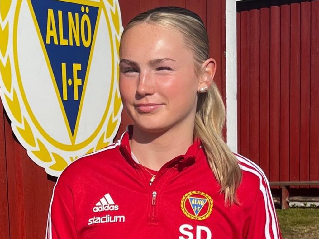 Selma Dahlqvist gjorde hälften av Alnö 2:s fyra mål mot SDFF U.