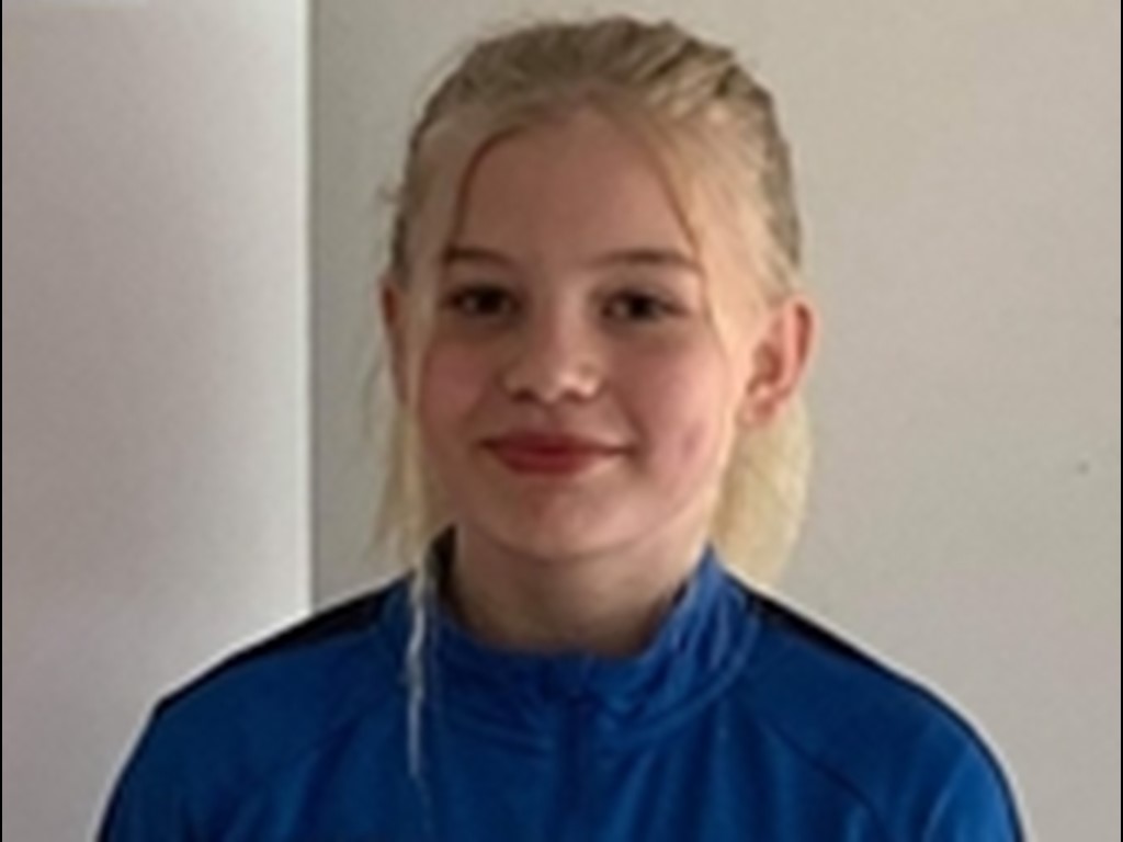 14:åriga Tyra Lindqvist gjorde ett av Fränstas mål mot Timrå 2.
